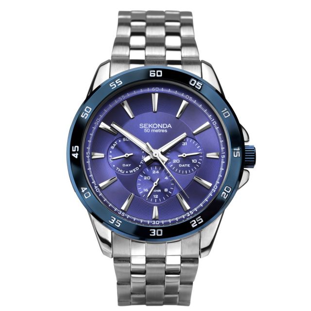 Sekonda Mens Stainless Steel Bracelet Sports Watch 1391