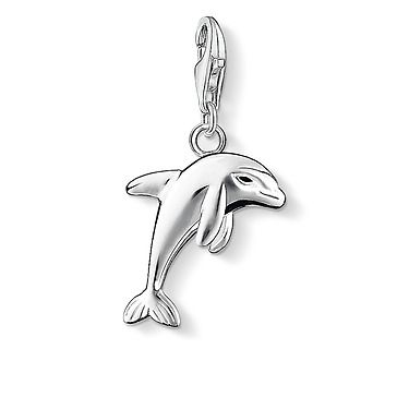 Sterling silver dolphin on sale charm