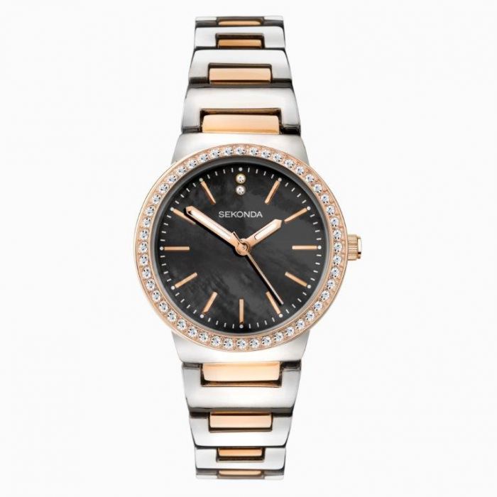 Sekonda ladies two online tone watch