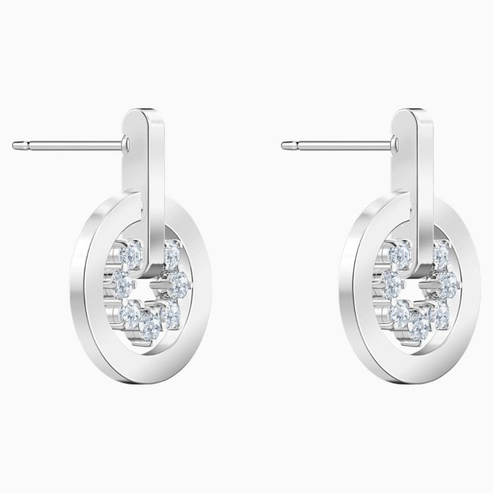 Swarovski Further Drop Circle Pierced Earrings 5499002