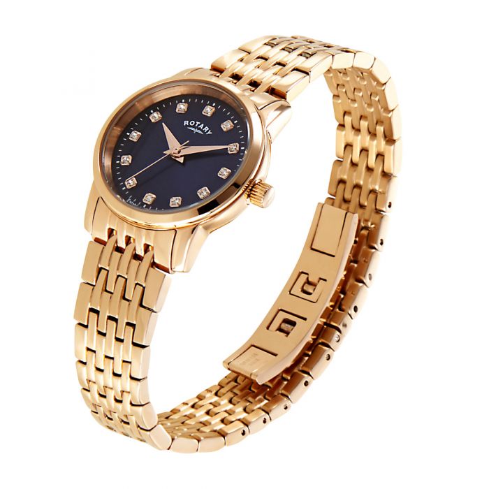 Rotary ladies gold on sale plated bracelet watch