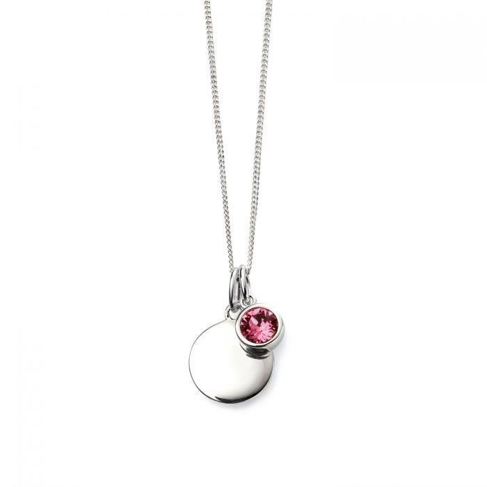 Buy October Birthstone Necklace, Pink Sterling Silver Necklace,pink Birthstone  Necklace, October Birthstone, Gift for Her Online in India - Etsy