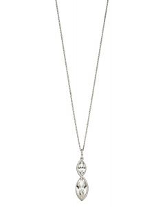 Fiorelli Twist Vette Pendant With Clear Crystal P4801C