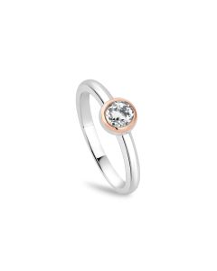 Clogau Celebration Silver Single Stone Ring