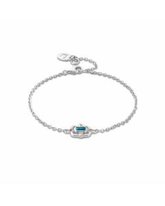 Clogau Enchanted Gateways Silver and Swiss Blue Topaz Bracelet