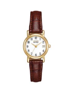 Citizen Women's Quartz Watch with White Dial Analogue Display EW1272-01A