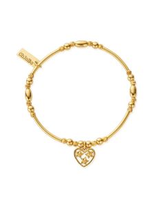 Chlobo gold heart of hope bracelet