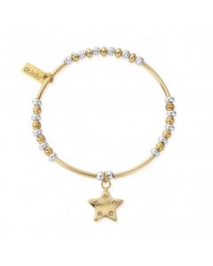 ChloBo Gold And Silver Sparkle Star Bracelet