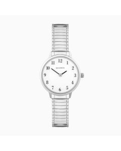 Sekonda Easy Reader Ladies Watch With White Dial and Stainless steel Bracelet