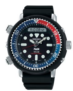 Seiko Arnie Prospex Analogue Digital 48mm Solar Padi Dive Watch SNJ027P1