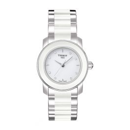 Tissot Ladies Cera Ceramic White Dial Watch T0642102201600