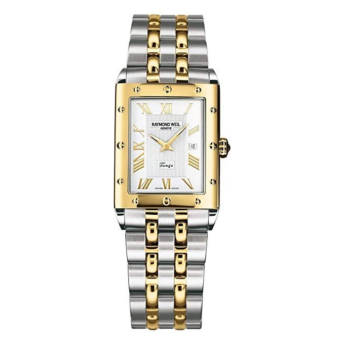 raymond weil tango gold plated